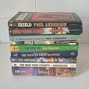 Vintage Sci Fi Lot 9 PB Poul Anderson Hrolf Kraki's Saga A Midsummer Tempest